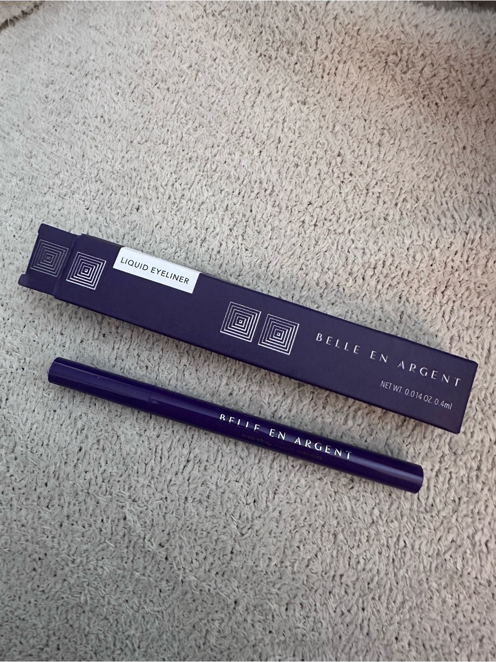 Belle En Argent Black Liquid Eyeliner – Precision Purple Pen